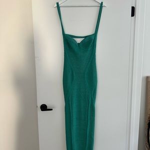 Retrofete Green Bandage Dress